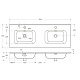BelBagno Мебель для ванной Eco Cer-N 120 с 4 ящиками bianco lucido CZR-8095-120-2 ручки сатиновое золото – картинка-25