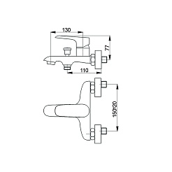 Raiber Смеситель для ванны Iceberg R3502 – фотография-3