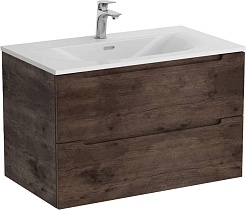 BelBagno Тумба с раковиной Etna 90 подвесная Rovere Moro с раковиной BB-8099-90 – фотография-1