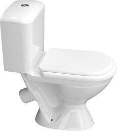 Керамин Унитаз-компакт Капри однорежимный с сиденьем полипропилен – фотография-2