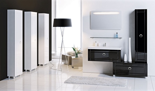 Aqwella Тумба напольная Инфинити H8 BLK – фотография-2