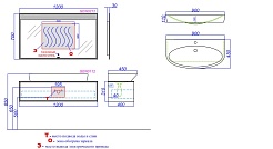 Aqwella Мебель для ванной Genesis 120 миллениум серый – фотография-5