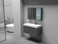 Ceruttispa Мебель для ванной Maiella 70 подвесная серая – фотография-6