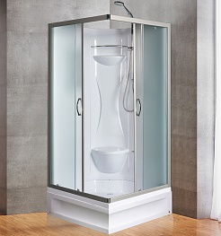 River Душевая кабина NEVA 80/26 MT без крыши – фотография-1