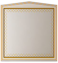 Misty Зеркало Ницца 90 бежевое/ патина – фотография-1