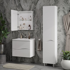 Volna Зеркальный шкаф Volna 60 белый – фотография-8