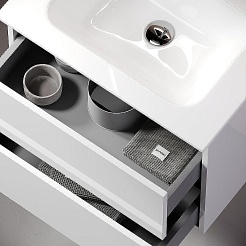 Sancos Тумба с раковиной Urban 60 белый глянец раковина Element 61 CN7001 – фотография-7