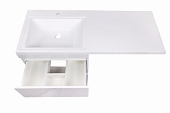 Style Line Мебель для ванной Даллас 120 Люкс L, белая – фотография-9