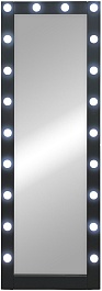Continent Зеркало гримерное 600x1750 черное – фотография-2