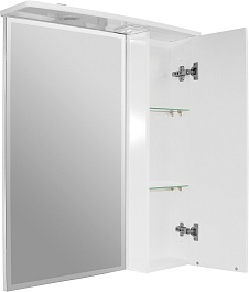 Mixline Зеркало-шкаф Кассиопея 75 R белый – фотография-2