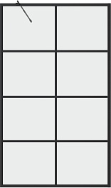 Grossman Шторка для ванны GR-10590BLACK – фотография-1