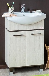 Sanflor Тумба для умывальника Толедо 60 венге, орегон – фотография-1