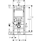 Geberit Инсталляция Duofix UP100 Delta 458.120.11.1 с бачком и кнопкой смыва – картинка-7