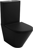 Grossman Унитаз компакт Tornado GR-4449BMSQ черный матовый