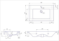  Мебель для ванной Nota 85 серая – фотография-4