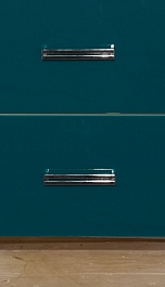 Misty Тумба с раковиной Джулия QVATRO 90 конус, 3 ящика, зеленый – фотография-4