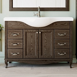 ValenHouse Тумба под раковину Эллина 120 кальяри, фурнитура хром – фотография-1