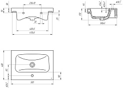 Misty Мебель для ванной Лира 50 R белая – фотография-6