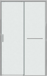 Grossman Душевая дверь в нишу Style 100x195 профиль хром стекло шиншилла – фотография-1