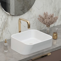 Ambassador Раковина накладная Benefit 51.5 белая – фотография-6