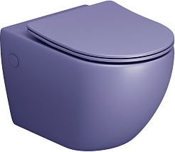 Grossman Унитаз подвесной Color GR-4411LIMS фиолетовый матовый – фотография-1