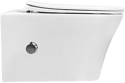 Azario Унитаз подвесной Nove AZ-9321B безободковый с функцией биде белый – фотография-3