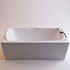 Фэма Ванна из литьевого мрамора Алассио 170 со смесителем Кобра – фотография-2