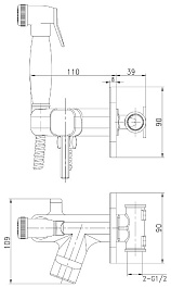 Lemark Смеситель Solo LM7165G для биде – фотография-2
