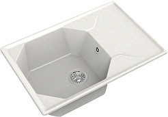 Granfest Мойка кухонная GF-U-740L белый – фотография-1