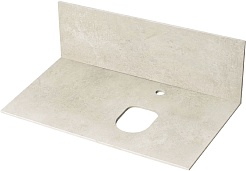 Акватон Мебель для ванной Мишель 80 с гранитной столешницей и раковиной Infinity дуб рустикальный/фьорд – фотография-4