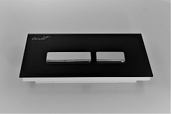 Ceruttispa Клавиша смыва CR06BK черная – фотография-3