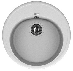 Florentina Мойка гранитная Лотос 510 круглая жасмин – фотография-1