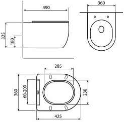 Allen Brau Крышка-сиденье Fantasy Soft-Close 4.11005.ID индиго – фотография-3