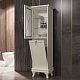 Opadiris Шкаф-пенал для ванной Борджи 45 L с корзиной, слоновая кость – фотография-10