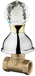 Webert Вентиль запорный Karenina KA690101017 хром/золото – фотография-1