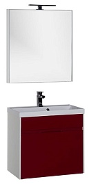 Aquanet Мебель для ванной "Латина 70" бордо 1 ящик (181081) – фотография-1