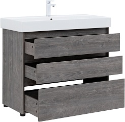 Aquanet Мебель для ванной Nova Lite 100 дуб рошелье – фотография-6