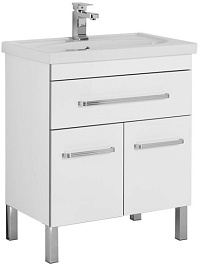 Aquanet Мебель для ванной "Сиена 70" белая напольная (196500) – фотография-6