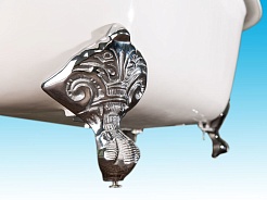 Elegansa Чугунная ванна Gretta Chrome – фотография-7