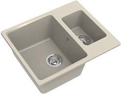 Ewigstein Мойка кухонная Gerd 60K бежевый – фотография-1