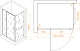 RGW Душевой уголок Passage PA-078-1B (PA-008B + Z-060-2B) 110x80 профиль черный стекло прозрачное – картинка-6