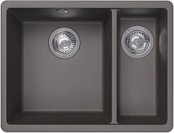 Florentina Мойка кухонная Вега 335/160 серый шелк – фотография-1