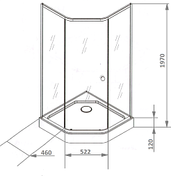 Parly Душевой уголок ZEР91FR – фотография-6