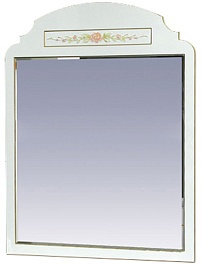 Misty Зеркало Milano 80 белая патина/декор – фотография-1