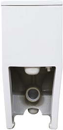 Azario Унитаз-моноблок Velluto AZ-6281 безободковый с бачком с сиденьем микролифт белый – фотография-10