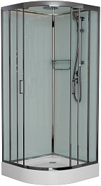 Frank Душевая кабина F420 brilliant с крышей – фотография-1
