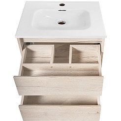 BelBagno Тумба под раковину Kraft 50 подвесная Rovere Galifax Bianco – фотография-3