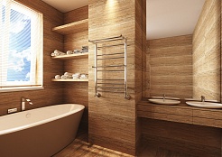 Lemark Полотенцесушитель водяной Lemark Pramen П7 500x800 хром – фотография-3