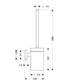 Hansgrohe Ершик Logis – фотография-2