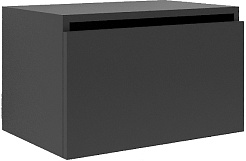 Boheme Тумба Flat Valessi Uno-S 60 подвесная антрацит матовый – фотография-1